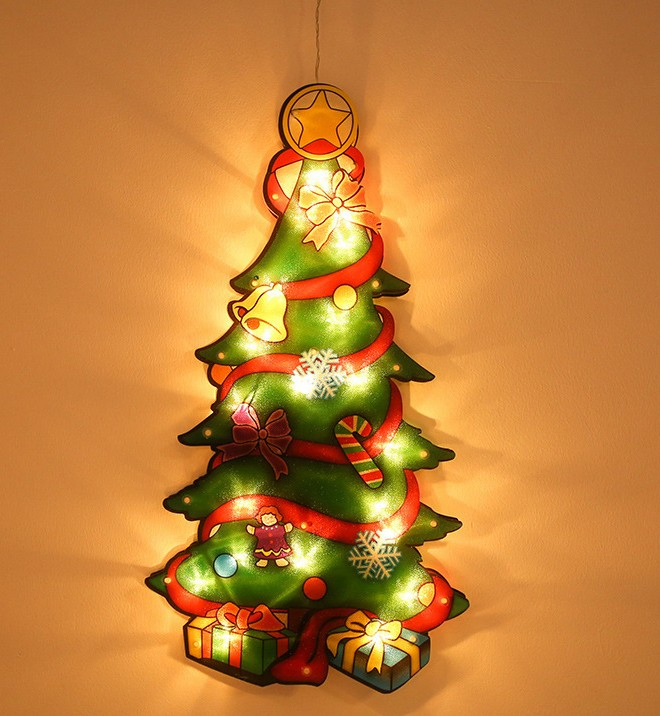 LED Santa Claus String Light Christmas Tree String Lights Home Party Christmas Holiday Ambient Decorative Light