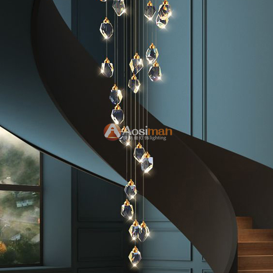 Home Decor Dining Table Hanging Chandelier Hotel Lobby Decorative Lighting for Restaurant