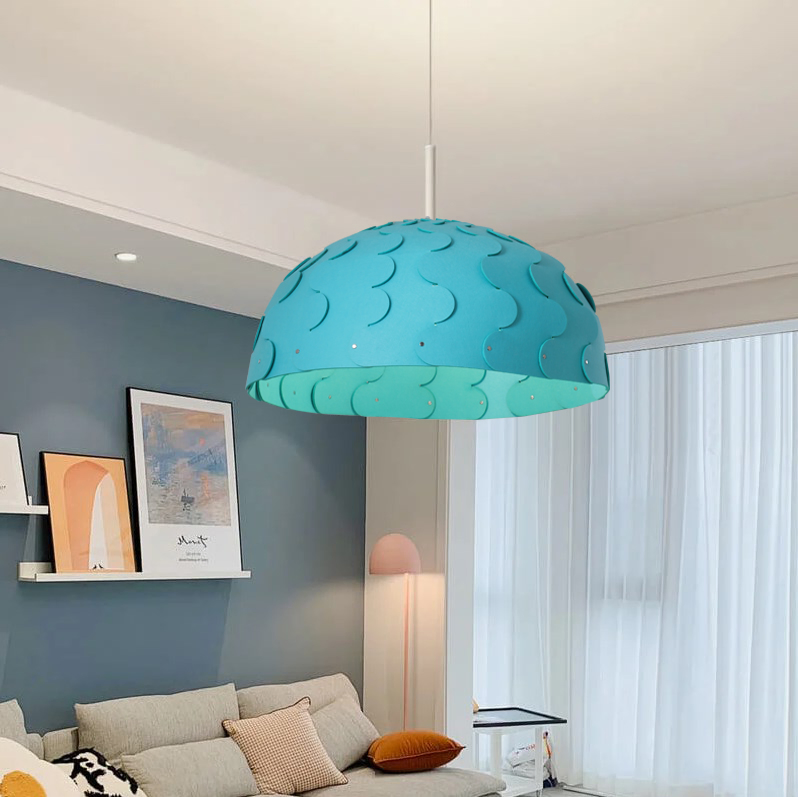 Customized Engineering Sound-Absorbing Felt Large Chandelier Fashion Design Living Room Office Restaurant Decorative Lighting