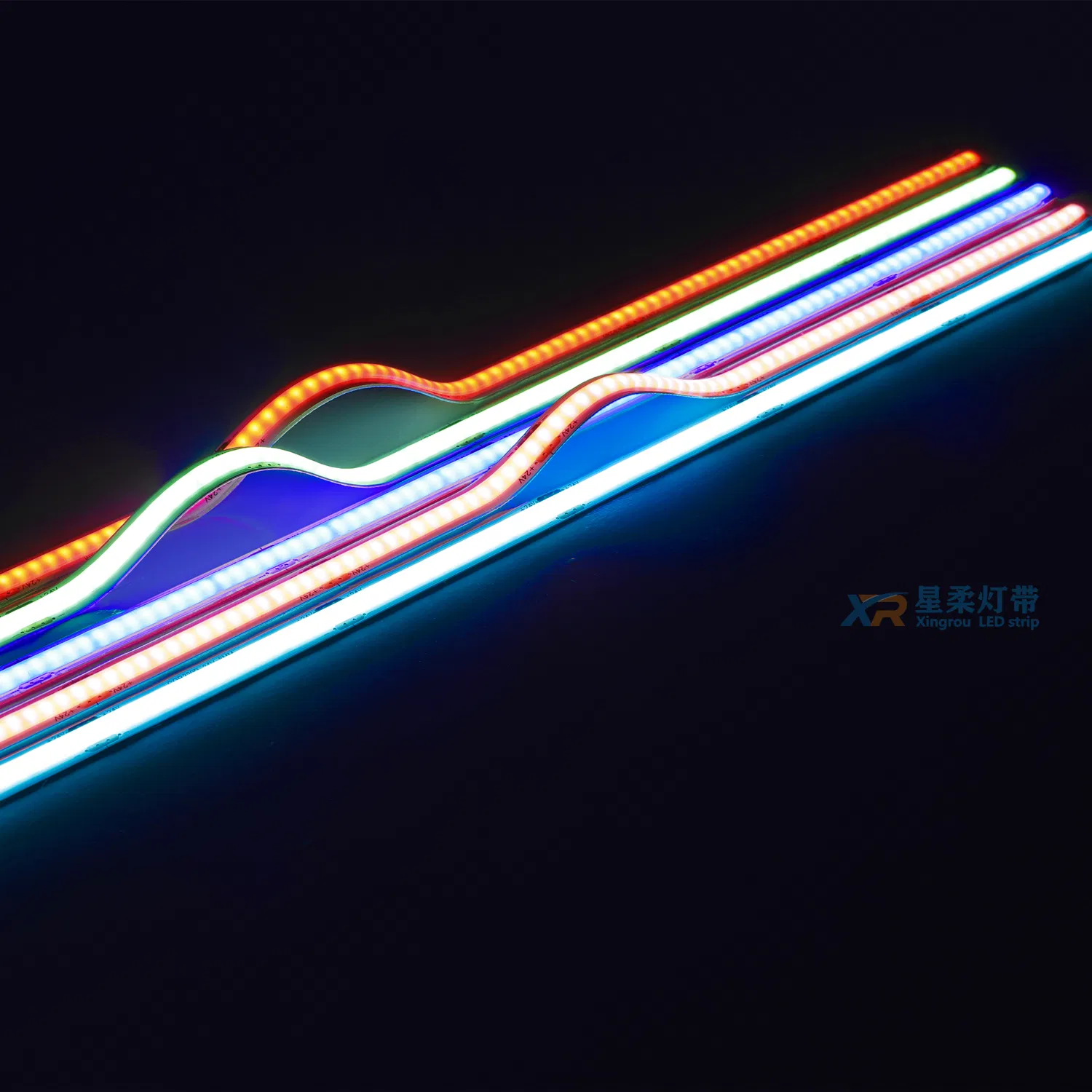 Customized 24V 320d 480d COB LED Strip Light Lighting with 8000K CCT for Chic Design