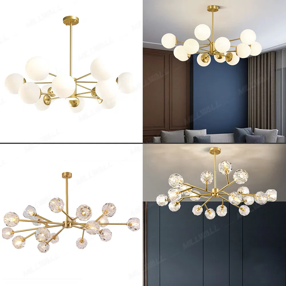 Decorative Luxury Hotel Lobby Staircase Villa Restaurant Indoor Bedroom Pendant Lighting