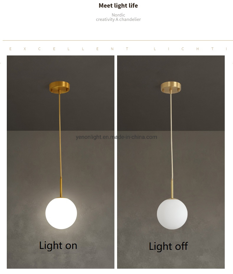 LED Decorative Lighting Pendant Light Around Circle Glass Chandelier Lighting