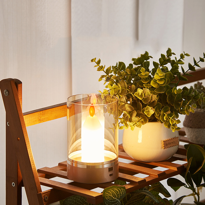 LED Ambient Light Decorative Lamp Table Lamp Bedroom Romantic Sensor Lamp Bedside Lamp Candle Light