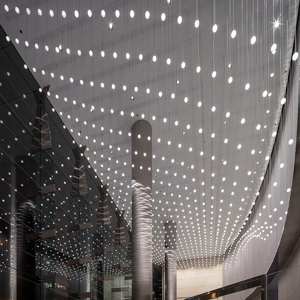 Modern Decorative Hanging Lighting Large Pendant Lamp for Shopping Mall Restaurants
