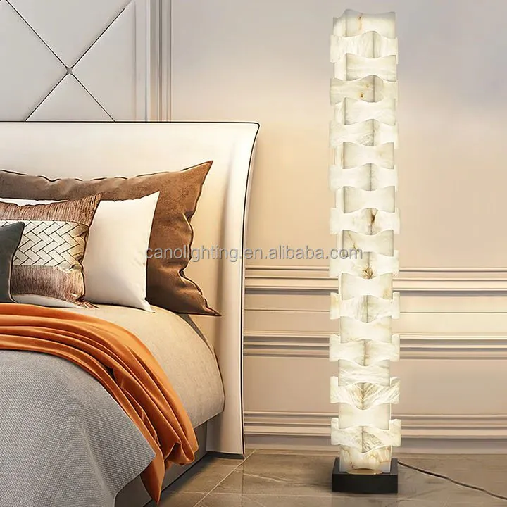 Alabaster Floor Lamp Detail 3