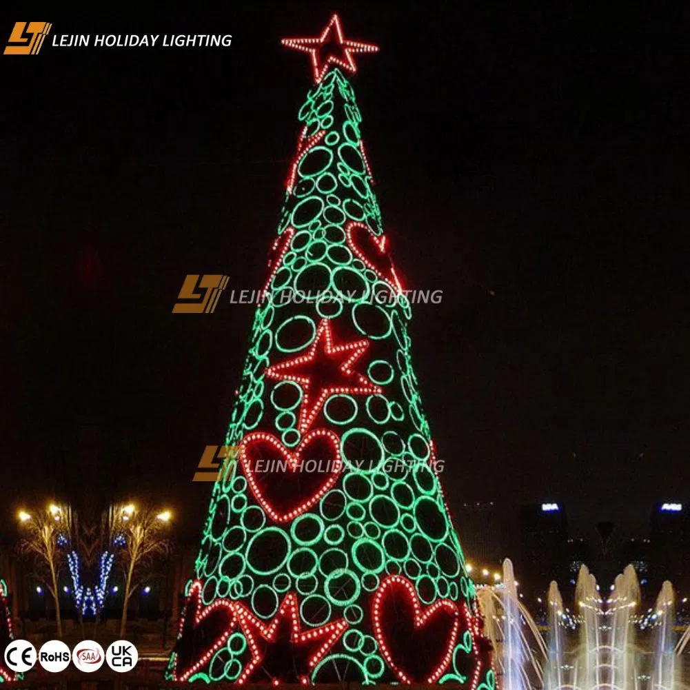Fastival Outdoor Customized Shopping Mall Decorative Lighting Luces Navidad LED Christmas Tree