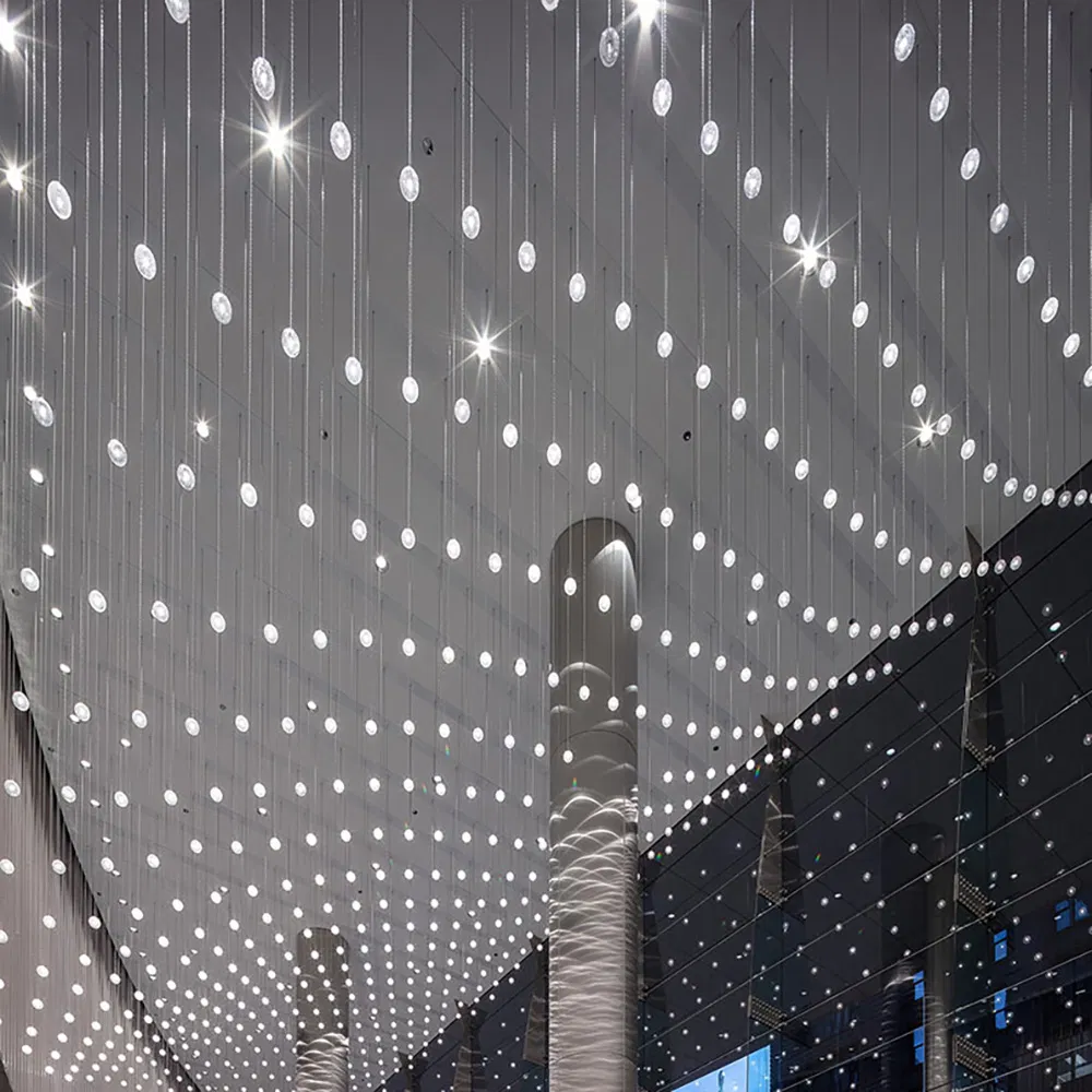 Modern Decorative Hanging Lighting Large Pendant Lamp for Shopping Mall Restaurants