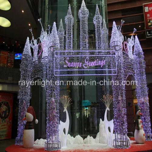 LED Castle Lighting LED Holiday Decorative Lighting Project with Controlling System