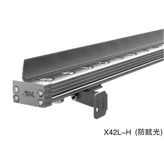 Outdoo Decorative Building Lighting 18W 24W 30W IP66 RGB DMX DC24V Aluminum Outdoor LED Wall Washer Light Strip Linear Lighting for Project Aluminium Housing