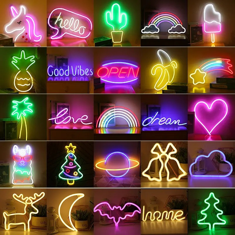 Various OEM&ODM Customized Neon Light Decorative Ambient Light