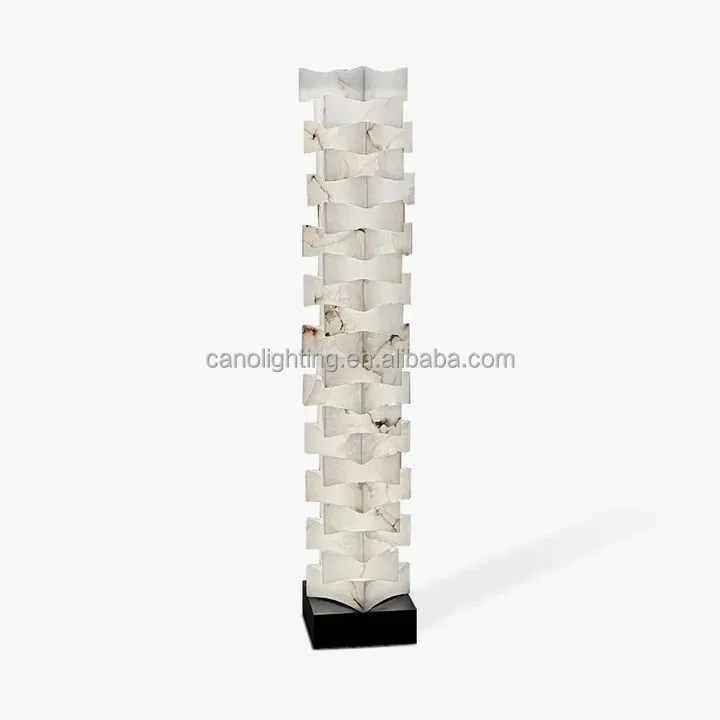 Alabaster Floor Lamp Detail 1