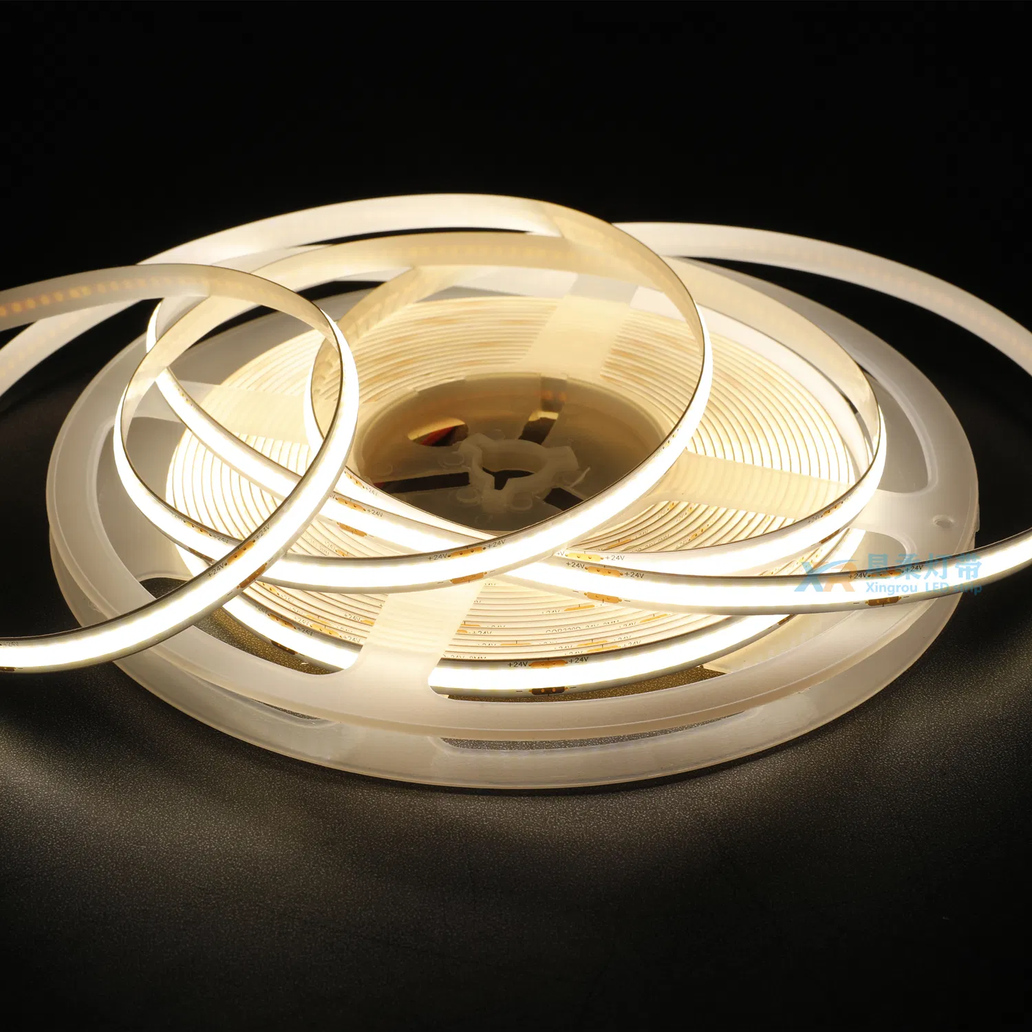 Customized 24V 320d 480d COB LED Strip Light Lighting with 8000K CCT for Chic Design