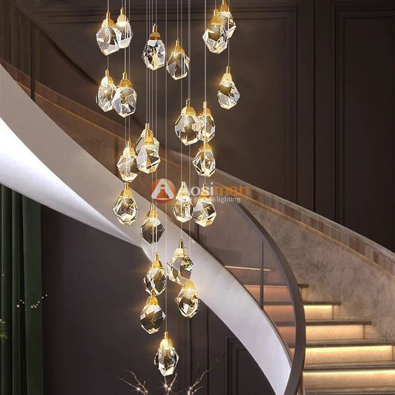 Home Decor Dining Table Hanging Chandelier Hotel Lobby Decorative Lighting for Restaurant