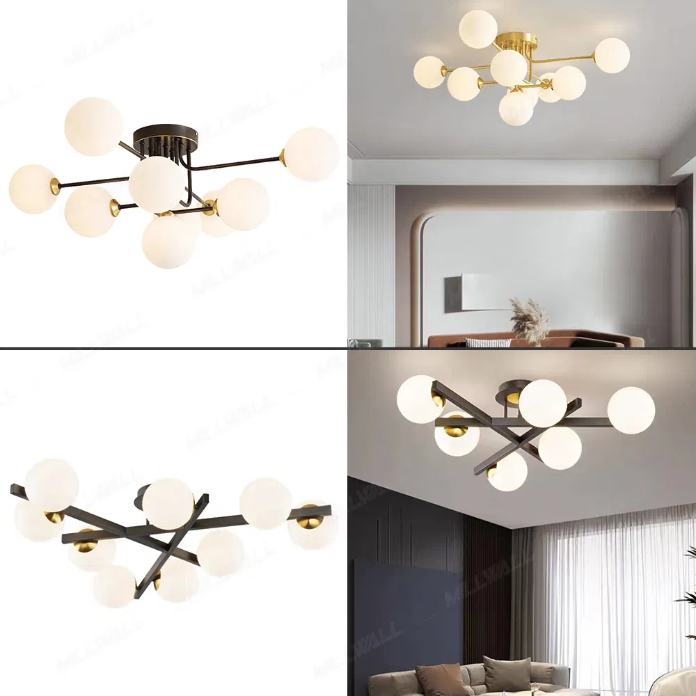 Decorative Luxury Hotel Lobby Staircase Villa Restaurant Indoor Bedroom Pendant Lighting
