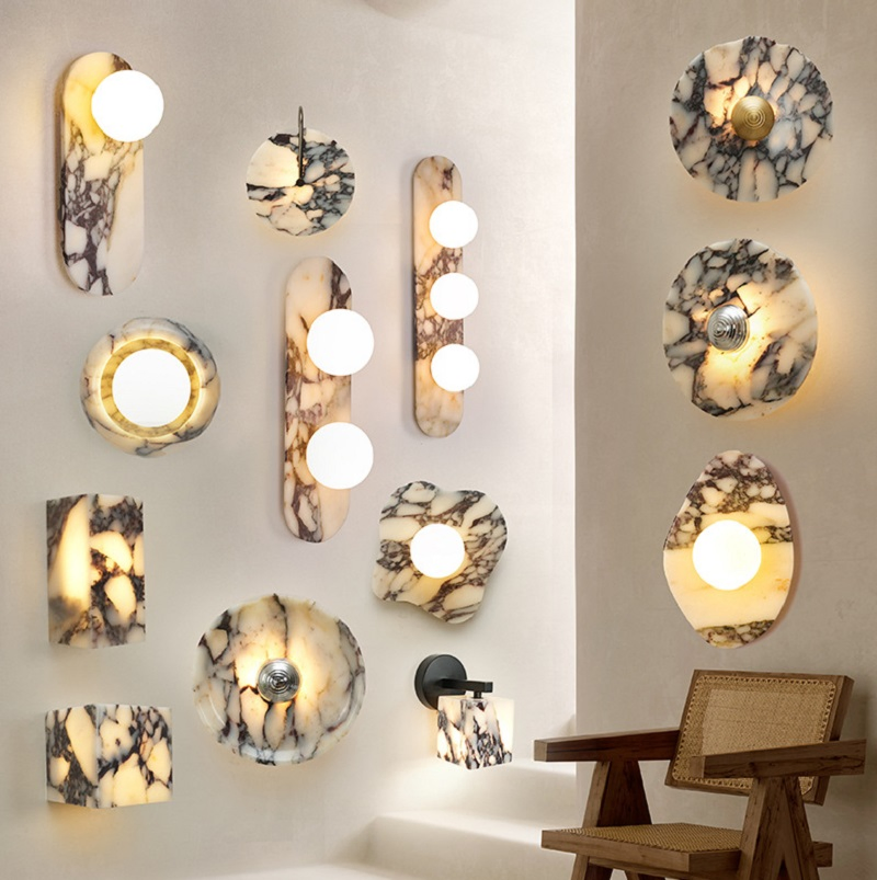 Custom Modern Crystal Wall Lamp Room Decorative Crystal Linear Lighting
