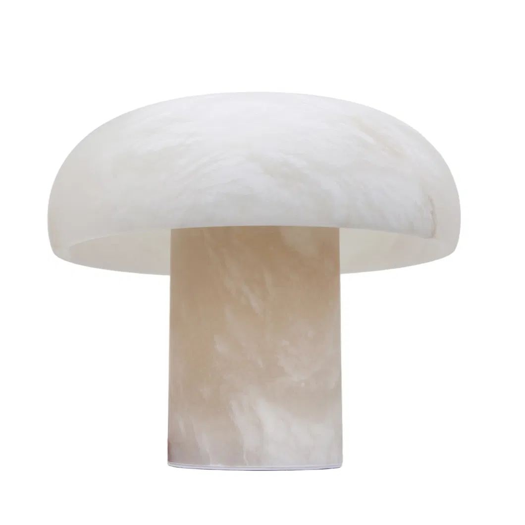 Modern Marble Mushroom Lamp View 2