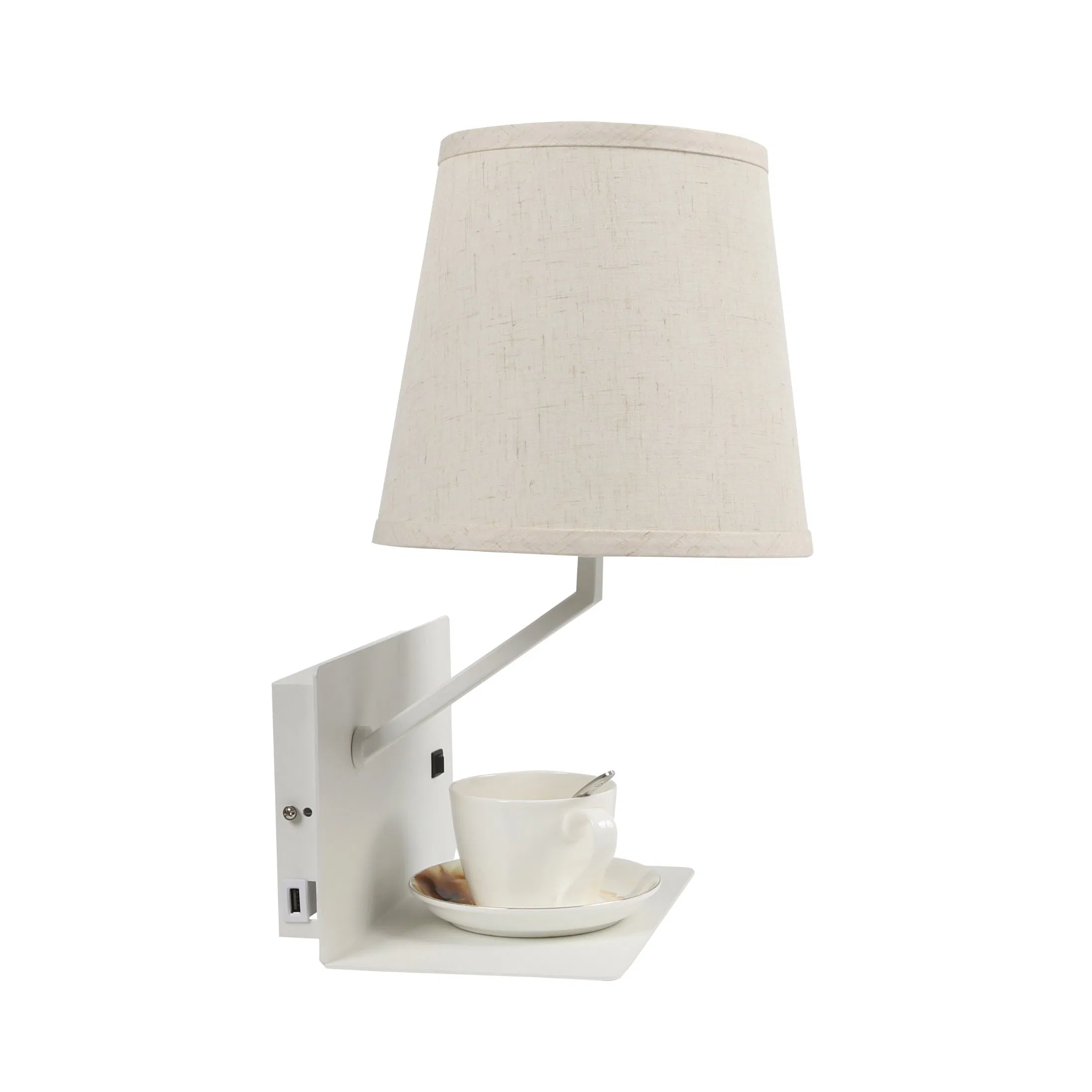 Rechargeable USB Wall Lamp Hotel Project Decorative Bedside Reading Lighting