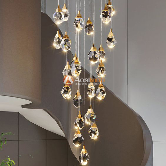 Home Decor Dining Table Hanging Chandelier Hotel Lobby Decorative Lighting for Restaurant
