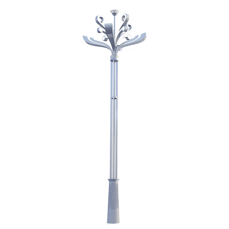 Wireless Connected Decorative Smart Light Poles Featuring Interactive Digital Advertising Displays &amp; Real-Time Data Collection Diwali Light Street Lighting LED