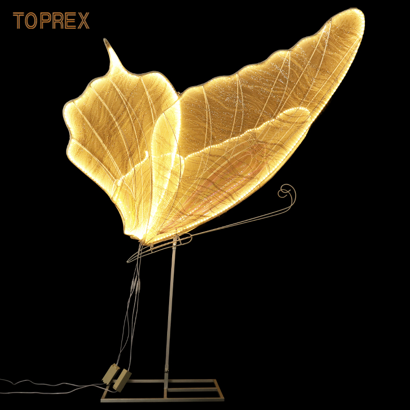 Toprex LED Wedding Fabric Butterfly Decorative Lights Romantic Bridal Party Lighting