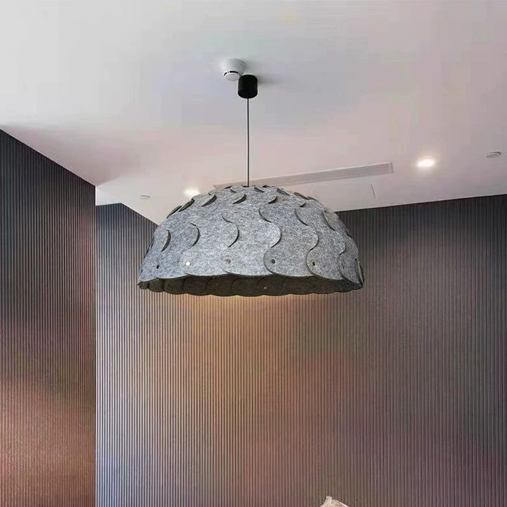 Customized Modern Chandelier Fashion Design with Sound-Absorbing Felt for Living Room Office Restaurant Decorative Lighting