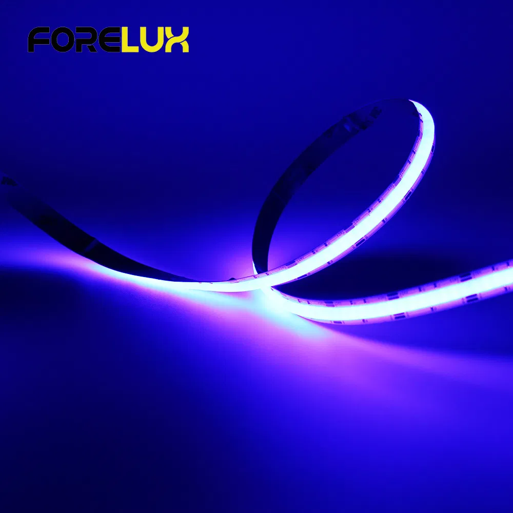 Ultra Density 840LEDs/M Seamless Lighting RGB COB LED Strip for Decorative and Ambient Application