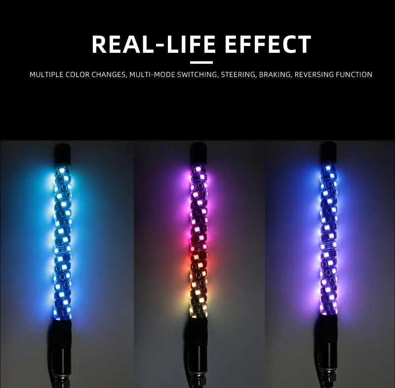 Car Interior LED Whips Light 11