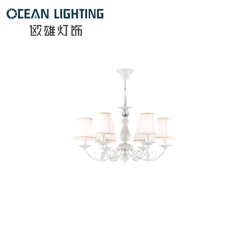 Modern Style Fabric Shade Chandelier Home Decorative Indoor Pendant Lighting for Restaurant