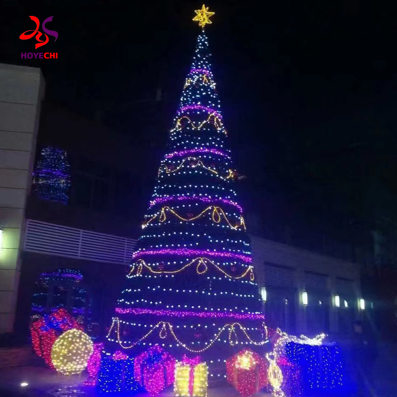 Customizable LED Giant Christmas Tree Outdoor Decorative Lighting