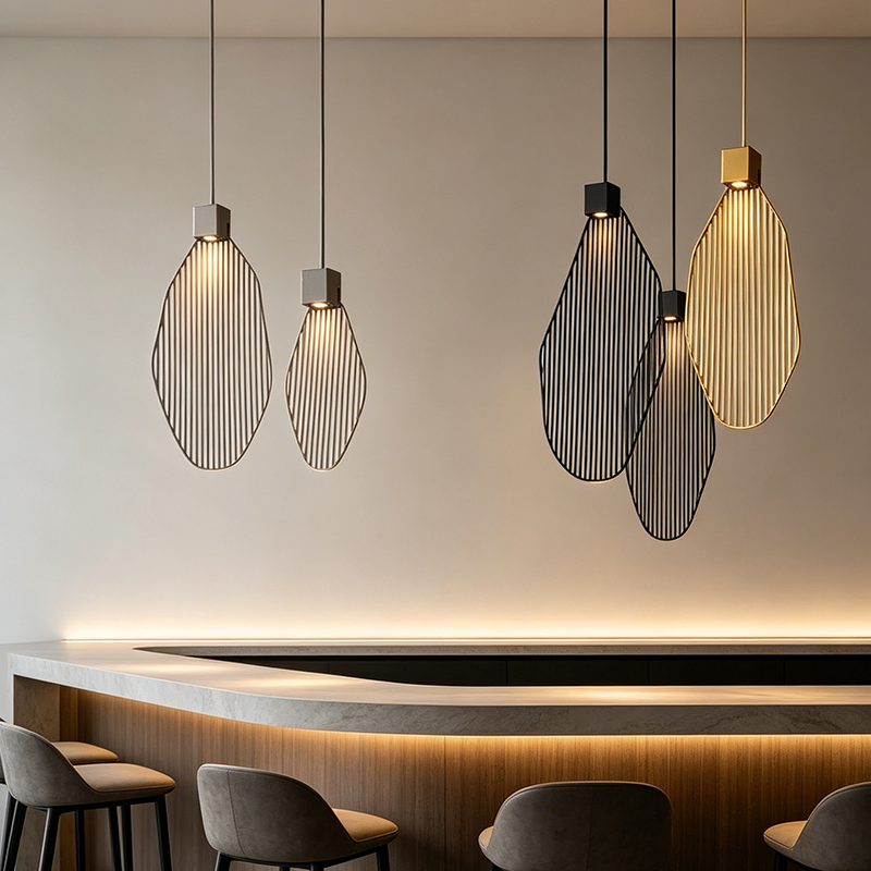 Hotel Supplier Style Decorative Restaurant Hanging Modern Interior LED Pendant Lighting