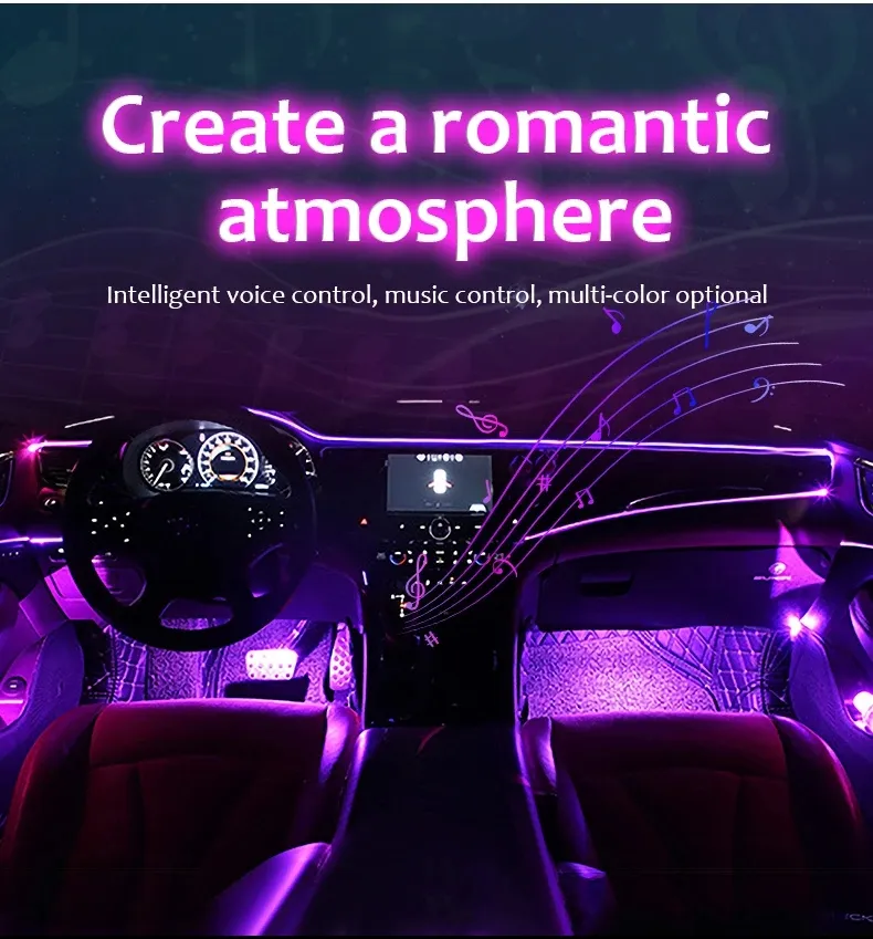 Car Interior Ambient Light Showcase 2