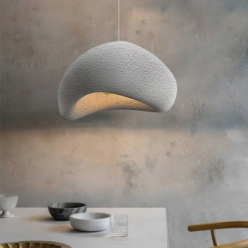 Design Nordic Creative Chandelier Decorative Dinning Lighting Shade Wabi Sabi Pendant Light