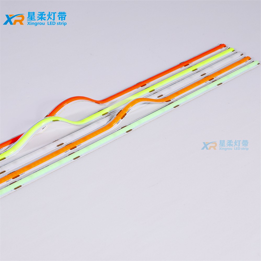 Customized 24V 320d 480d COB LED Strip Lightt 3000K Commercial Display LED Strip for Architectural Decorative Light