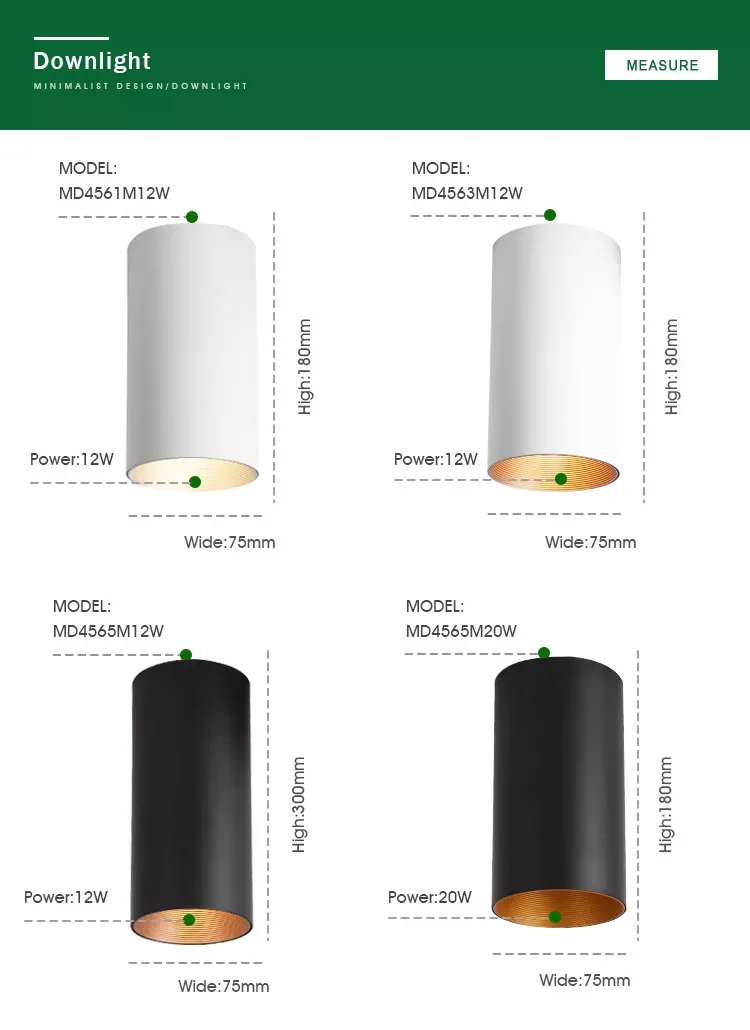 COB LED Downlight Details