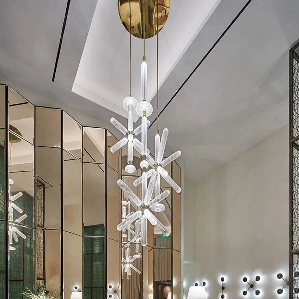 DIY Floor Lamp or Chandelier Custom Hotel Lighting Luxury Large Hotel Lobby Chandelier Decorative Lighting Factory 2025