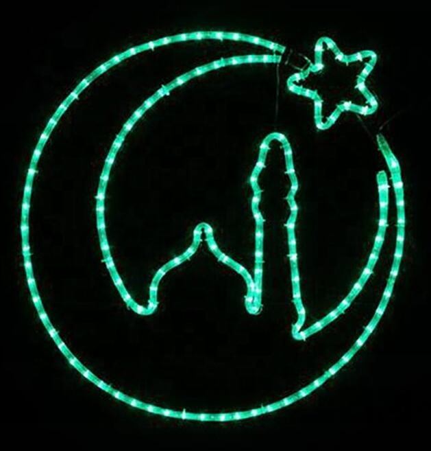 Factory Price LED Ramadan Decoration Star Motif Light Outdoor Eid Decorative Lighting