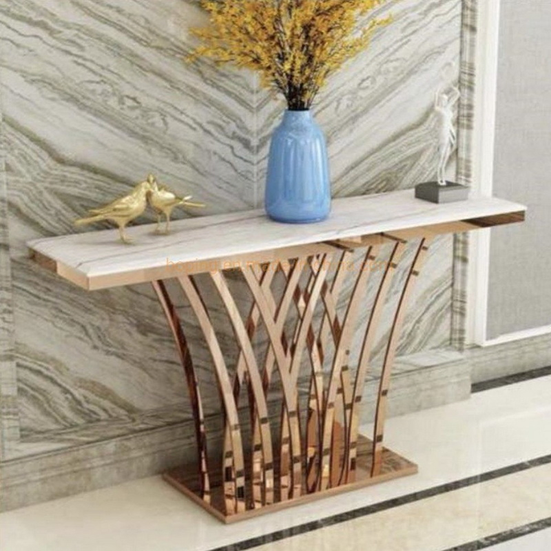 Rotatable Tempered Glass Coffee Table with Stainless Steel Base Metal Table Frames Audi Decor Console Table