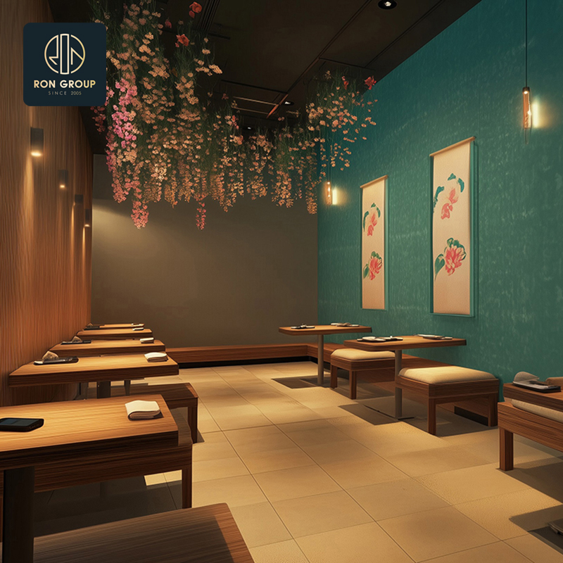 Retro European Coffee Cafe Shop Sqaure Solid Wood Customized Buffet Hotel Restaurant Furniture Commercial Table