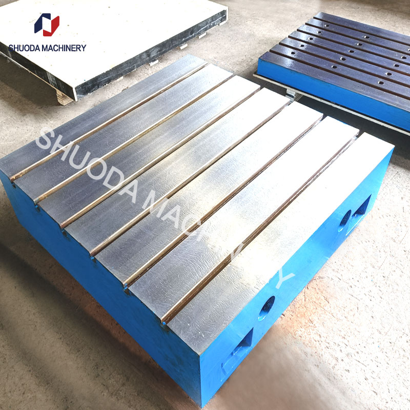 Cast Iron Machine Tool Workbench Auxiliary Heightening Platform T-Slot Casting CNC Machining Center