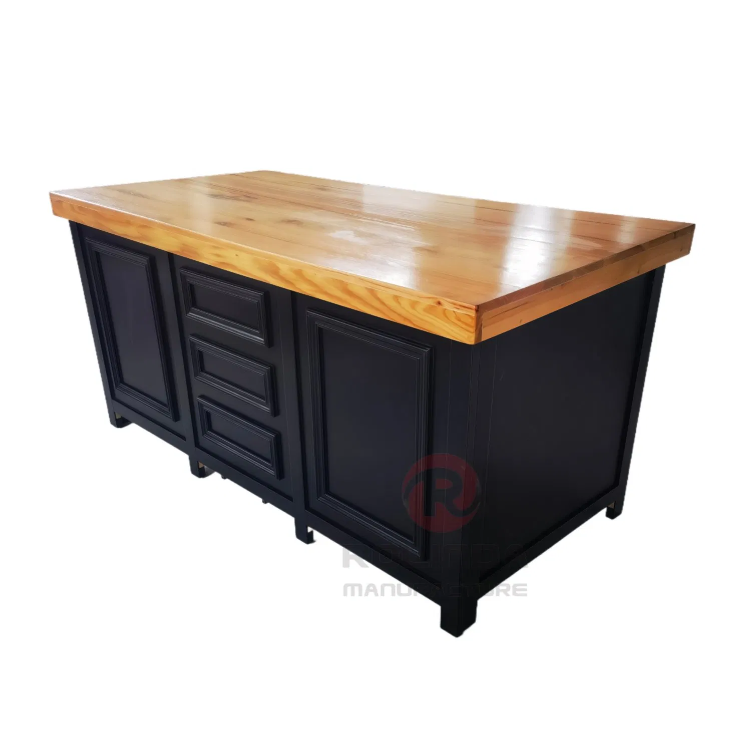 Country-Style European-Style Party Dining Event, Wedding Buffet Table, Customizable Solid Wood Buffet Table
