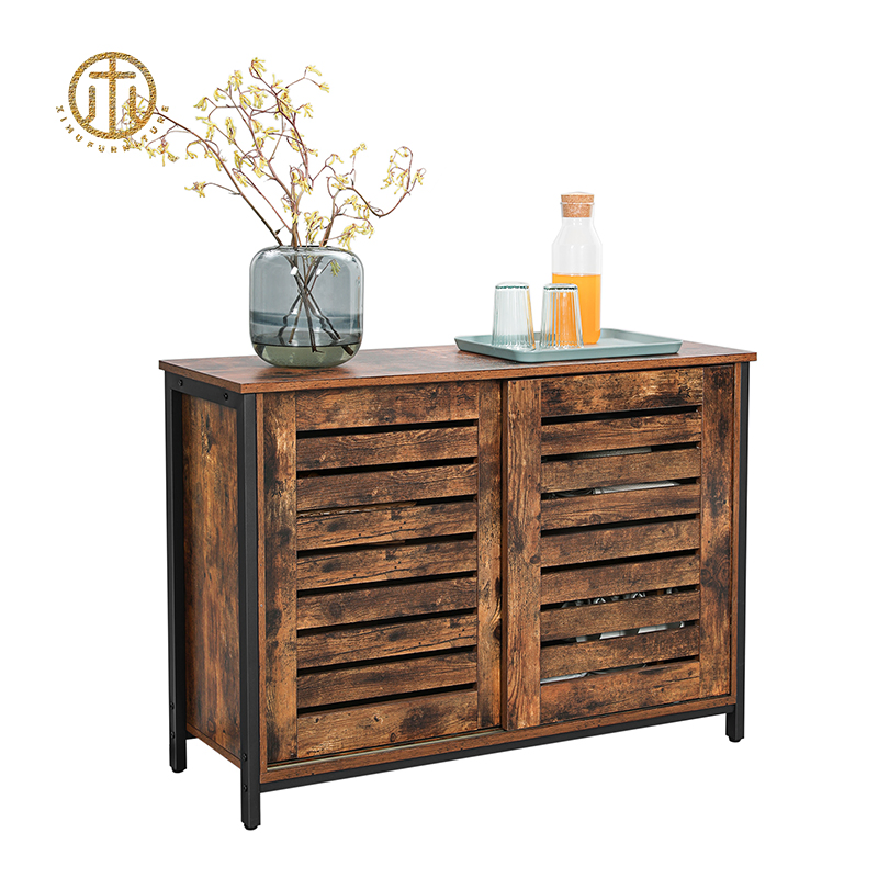 Chinese Style Retro Solid Wood Customizable Floor-Standing Sideboard