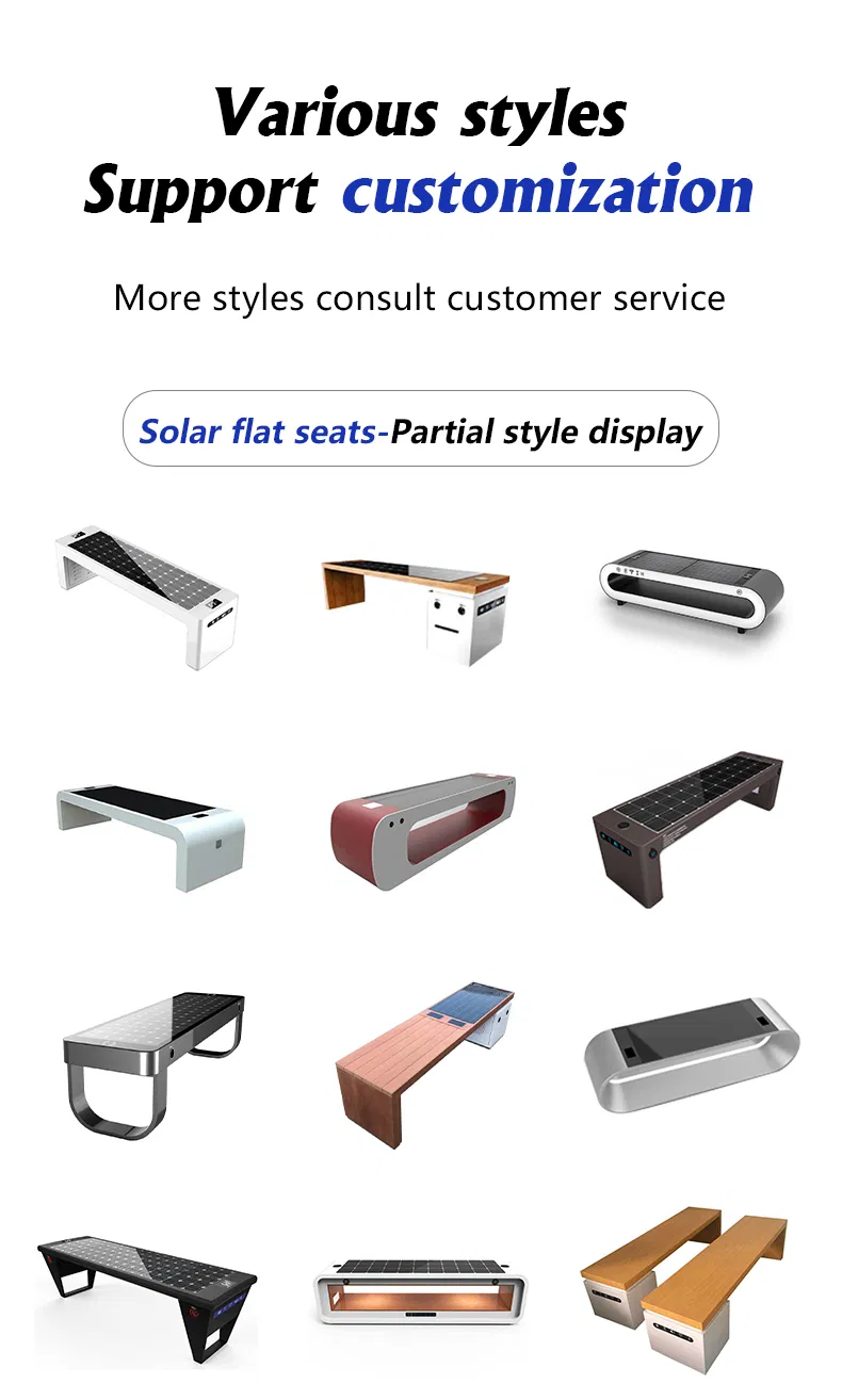 Solar Smart Park Bench 14