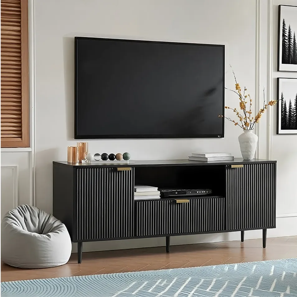 Modern TV Stand Side View