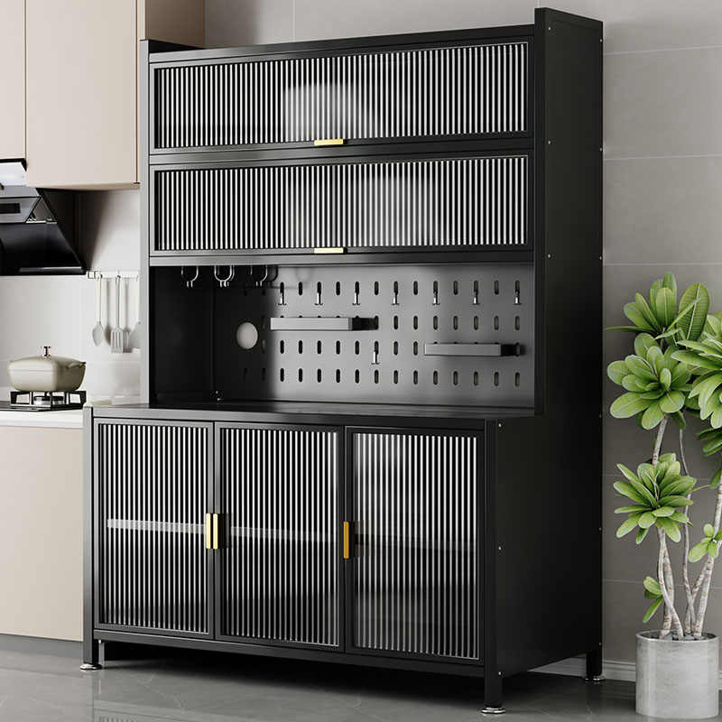 Large Capacity Multi-Layer Household Storage Kitchen Modern Side Cabinet Sideboard for Chopsticks Microwave Dining Items