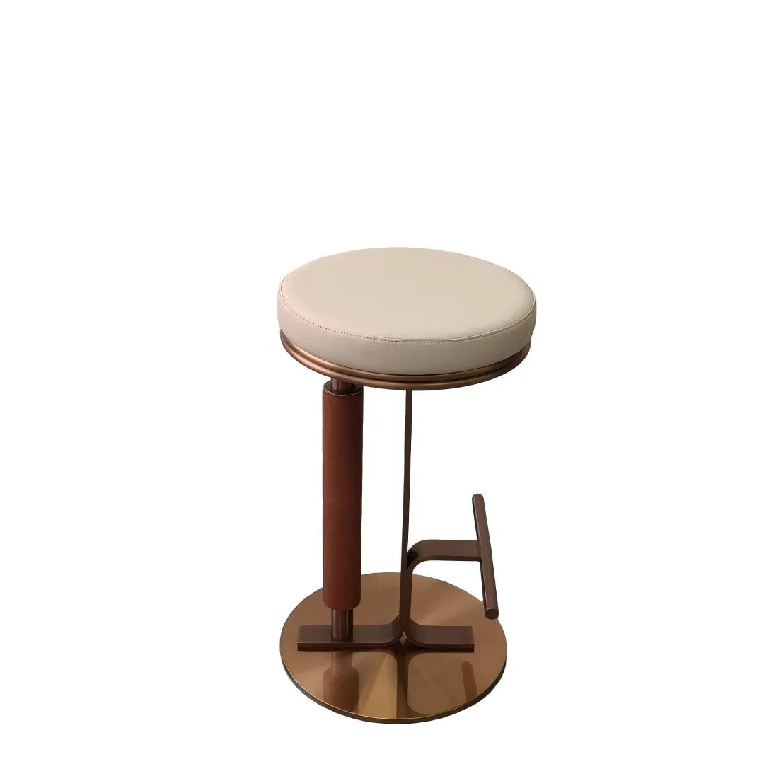Italian Minimalist Bar Chair Bar Stool Coffee Shop High Stool