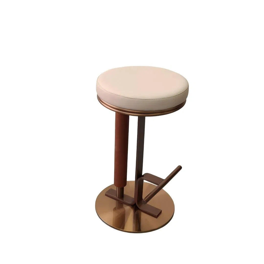 Italian Minimalist Bar Chair Bar Stool Coffee Shop High Stool