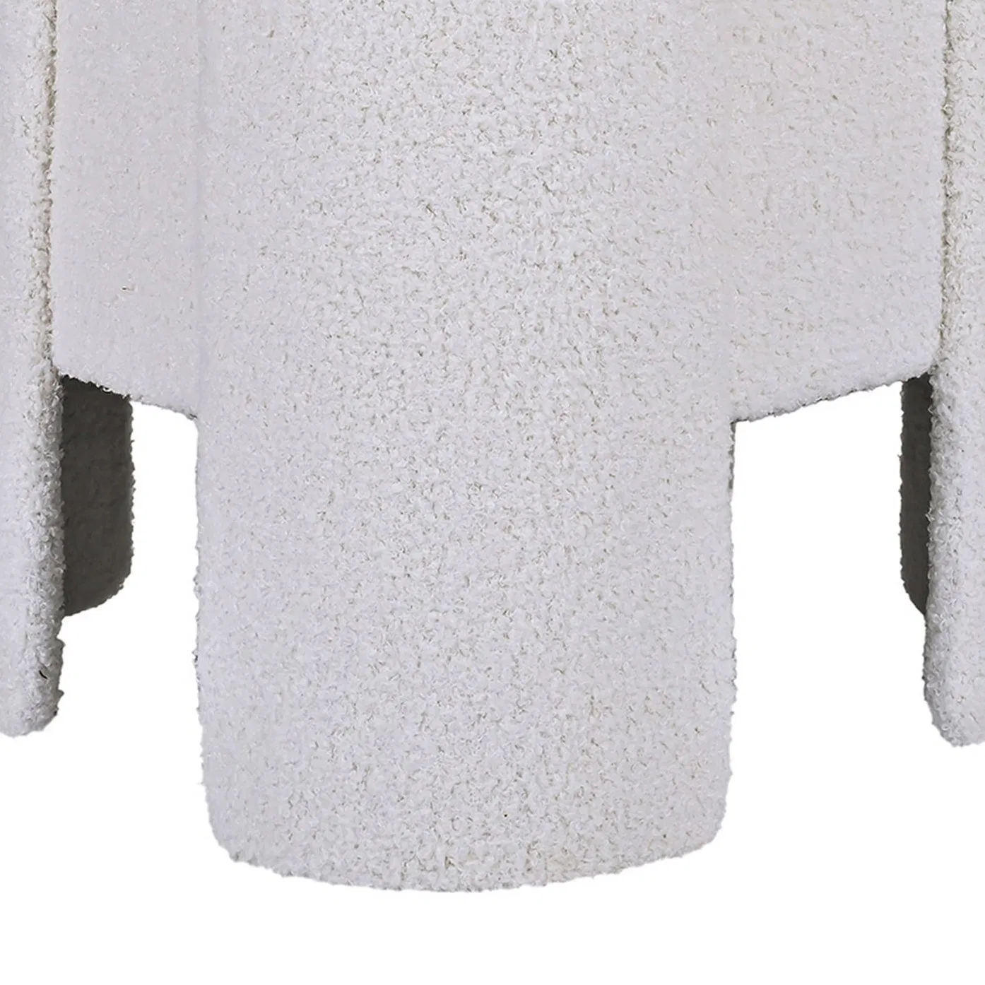 Storage Ottoman for Dorm Teddy Fleece Vanity Stool Storage Velvet Footrest Stool End Table Boucle Ottoman for Home Organization Uwbd