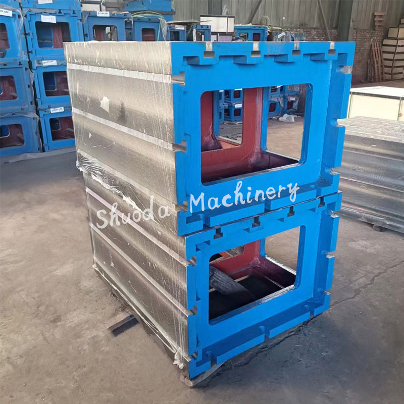 Cast Iron Machine Tool Workbench Auxiliary Heightening Platform T-Slot Casting CNC Machining Center