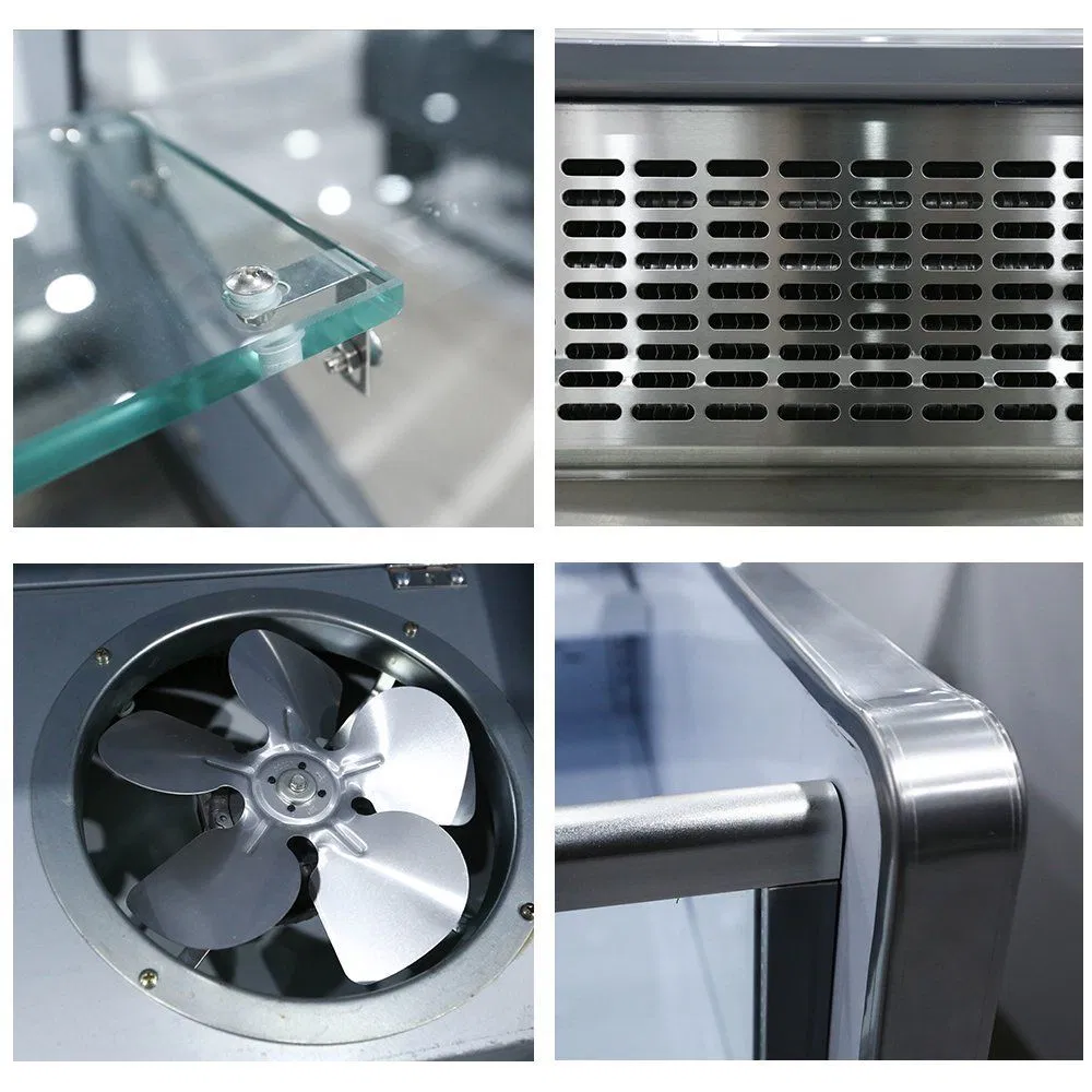 Premium Air-Cooled Fresh Meat Display Cabinet in Custom Colors