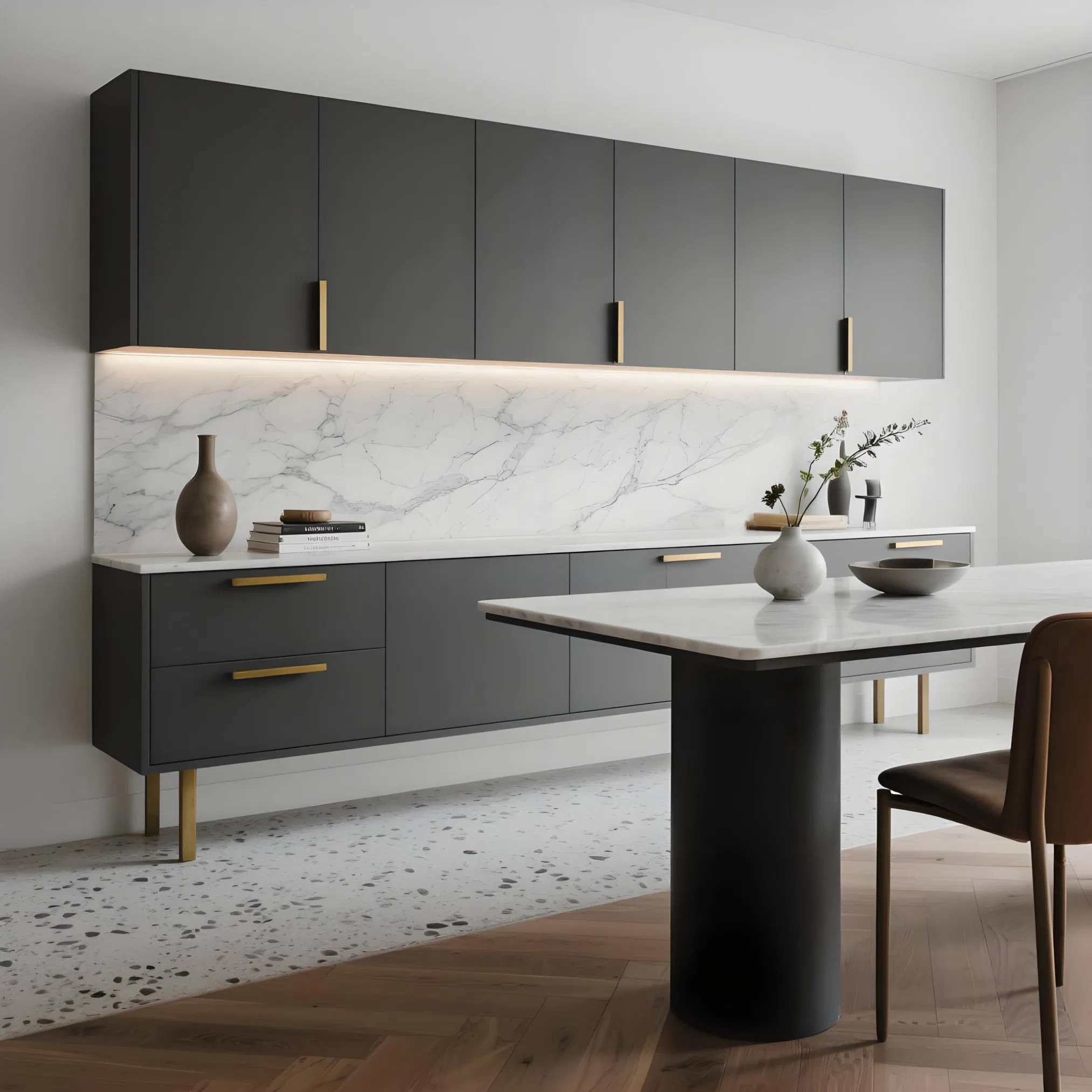 Handcrafted Solid Walnut Custom Sideboard